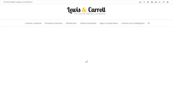 Desktop Screenshot of lewisandcarroll.com